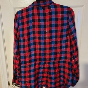 Lucky brand flannel shirt large